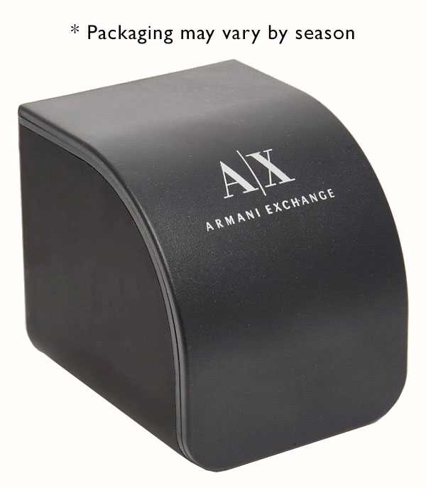 Armani Exchange Dial Black Watches™ - Leather CAN First Class Chronograph Brown | AX1732 Strap