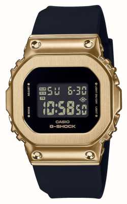 Casio Unisex Gold Case Black Strap Watch GM-S5600GB-1ER