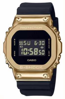 Casio Mens Gold Case Black Strap Watch GM-5600G-9ER