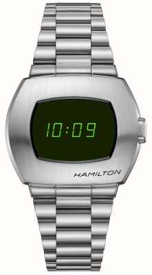 Hamilton American Classic PSR Green Digital Dial Stainless Steel Bracelet H52414131