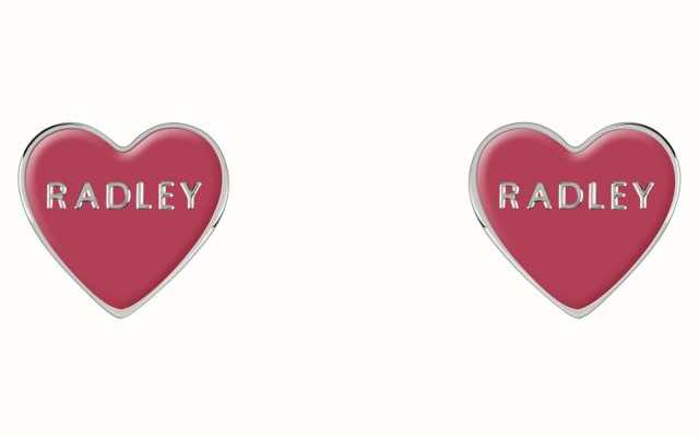 Radley Jewellery Ladies Love Letters Base Metal Stud Earrings RYJ1229S