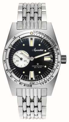 Aquastar Deepstar II (20 ATM) Vintage Black / BoR Bracelet DS2-BOR VB