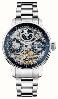 Ingersoll THE JAZZ Automatic (42mm) Skeleton Dial / Stainless Steel Bracelet I07707