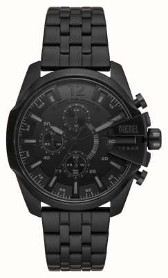 Diesel Baby Chief - Black Leather CAN Watches™ Chronograph DZ4592 Class First Watch