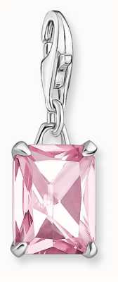Thomas Sabo Pink Crystal Charm | Sterling Silver | Crystal Set 1920-051-9