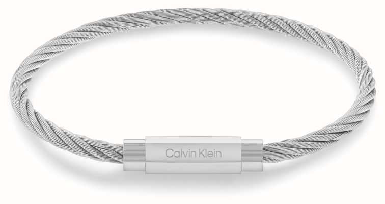 Calvin Klein Men's Bracelet | Stainless Steel | Twisted Wire 35000419