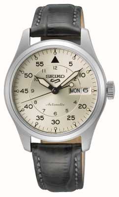 Seiko 5 Sports Automatic Watch with Tan Dial and 28mm Case #SRE005