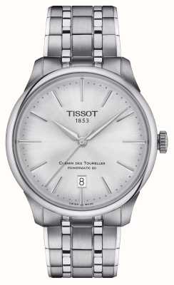 Tissot Chemin Des Tourelles | Powermatic 80 | Silver Dial | Stainless Steel Bracele T1398071103100