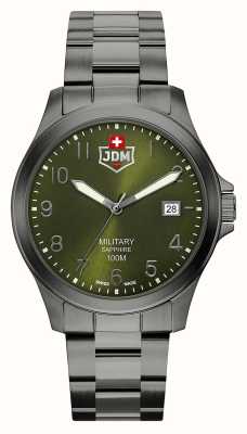 JDM Military Alpha I (40mm) Green Dial / Black PVD Steel JDM-WG001-08