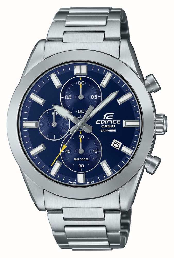 Casio edifice men's two tone stainless steel bracelet clearance watch