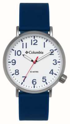 Columbia Trailbanks Quartz White Dial / Blue Silicone CSS16-007