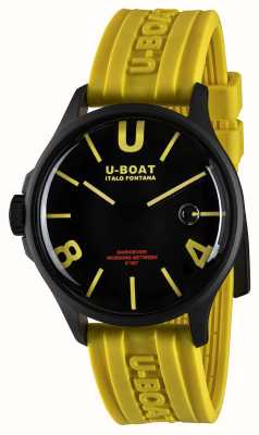 U-Boat Darkmoon (44mm) PVD Black Yellow Curve / Yellow Silicone 9522
