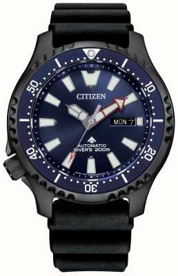 Citizen Men's Promaster Diver | Automatic | Blue Dial | Black Polyurethane Strap EX-DISPLAY NY0158-09L EX-DISPLAY