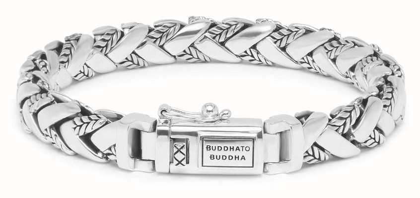 Buddha To Buddha George Texture Bracelet Silver 128 Size F 001J011280106