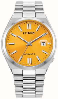 Citizen Tsuyosa Automatic (40mm) Sunray Yellow Dial / Stainless Steel NJ0150-56Z