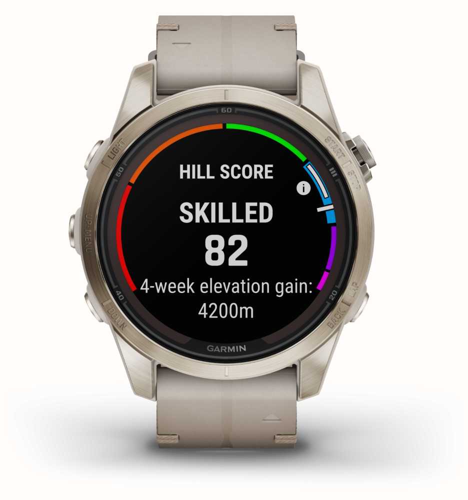 Garmin Fenix 7S Pro Sapphire Solar Soft Gold Limestone Leather