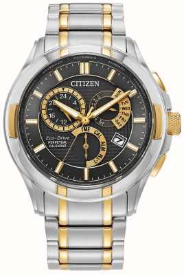 Citizen Eco-Drive Classic 8700 (42mm) Black Dial / Two-Tone Stainless Steel BL8164-57E
