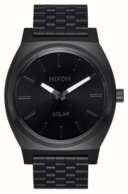Nixon Time Teller Solar (40mm) Black Dial / Black Stainless Steel Bracelet A1369-756-00