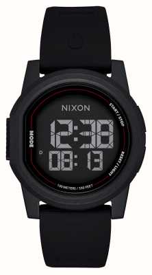 Nixon Disk (39mm) Digital Dial / Black Silicone Strap A1370-5191-00