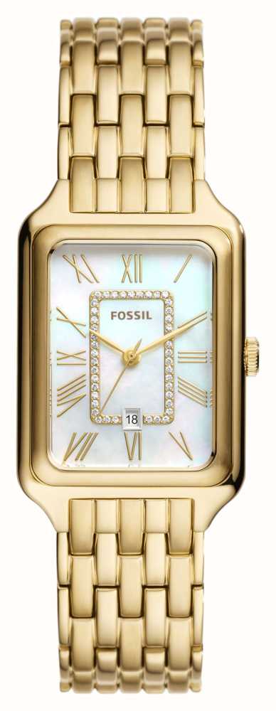 Fossil mother of pearl dial online watch