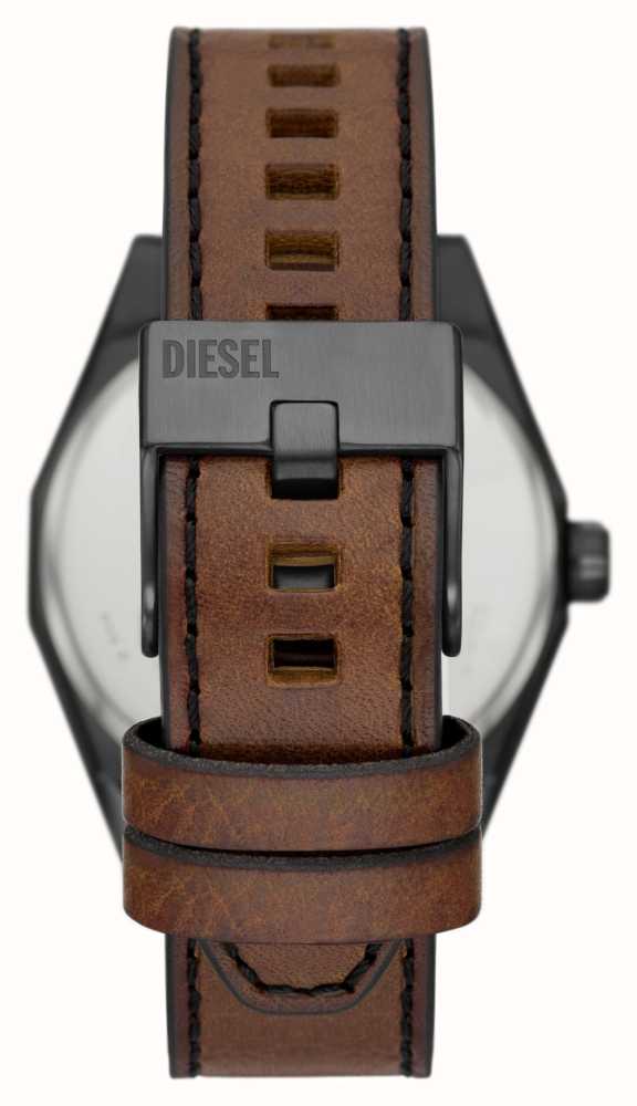 Diesel watches hot sale leather belt