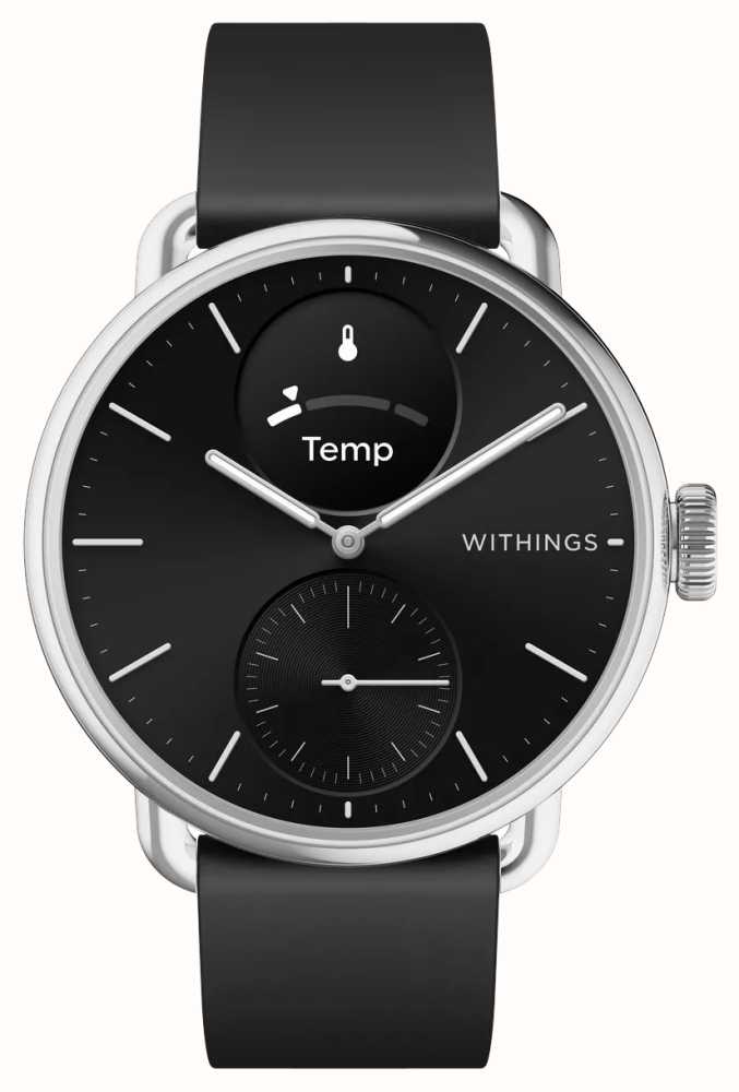 Withings ScanWatch 2 - Hybrid Smartwatch With ECG (38mm) Black