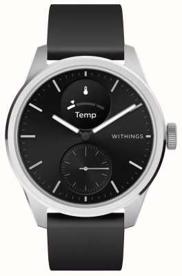 Withings ScanWatch 2 - Hybrid Smartwatch with ECG (42mm) Black Hybrid Dial / Black Silicone HWA10-MODEL 4-ALL-INT