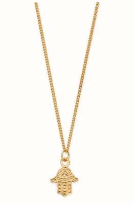 ChloBo MAN Curb Chain Hamsa Necklace - Gold Plated GNCC1615M