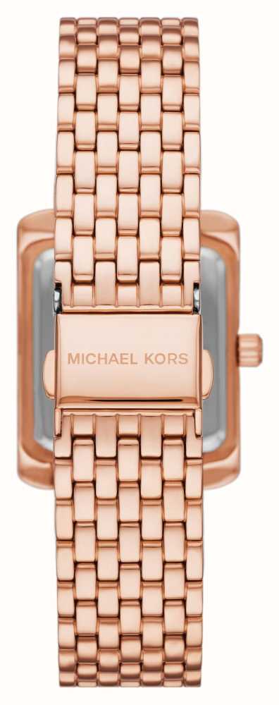 Michael Kors Women's Emery (33mm) White Dial / Rose Gold-Tone