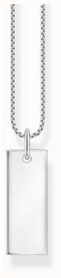 Thomas Sabo Tag Pendant Necklace Sterling Silver 45cm KE2141-001-21