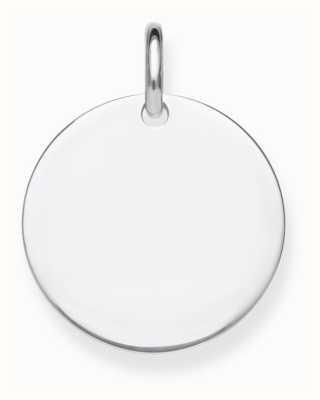 Thomas Sabo Large Disc Pendant Sterling Silver - Pendant Only LBPE0016-001-12