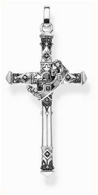 Thomas Sabo Cross and Crown Pendant Sterling Silver - Pendant Only PE886-643-11