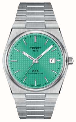Tissot PRX Powermatic 80 (40mm) Green Dial / Stainless Steel Bracelet T1374071109101