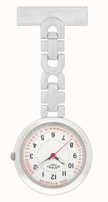 Rotary Nurse's Fob Watch Quartz (32mm) White Dial / Stainless Steel LPI00616 LP00616