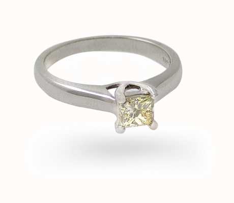 18k White Gold 0.35ct Solitaire Ring JM2631