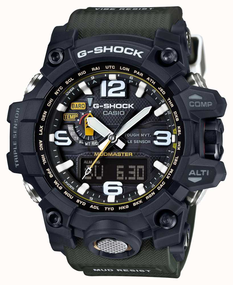 Casio Premium Mudmaster G-Shock Tough Solar RC GWG-1000-1A3ER