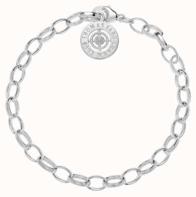 Thomas Sabo Bracelet 19.5cm Charm Carrier White 925 Sterling Silver DCX0001-725-14-L