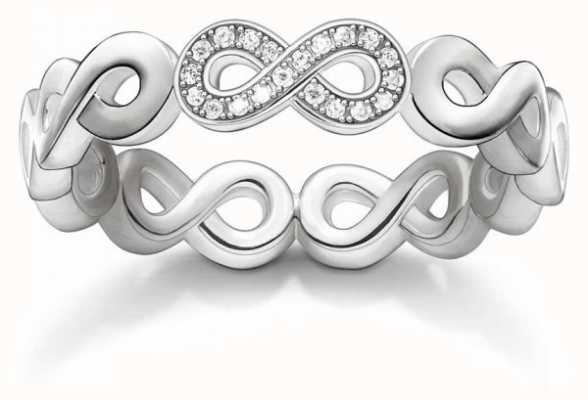 Thomas Sabo Sterling Silver Infinity Ring 52 D_TR0003-725-14-52