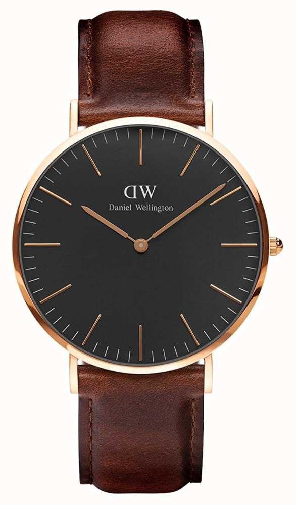 Daniel Wellington Unisex Classic St Mawes 36mm Black DW00100136