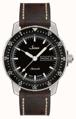 Sinn 104 St Sa I Classic Pilot Watch Dark Brown Vintage Leather 104.010-BL50202002007125401A