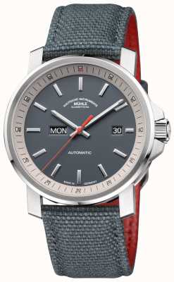 Muhle Glashutte The 29er Tag Datum Stainless Steel Grey Watch M1-25-34-CB
