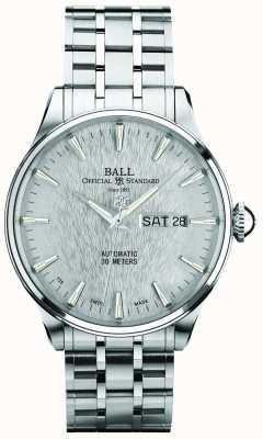 Ball Watch Company Trainmaster Eternity Silver Dial Automatic Day Date Display NM2080D-S1J-SL