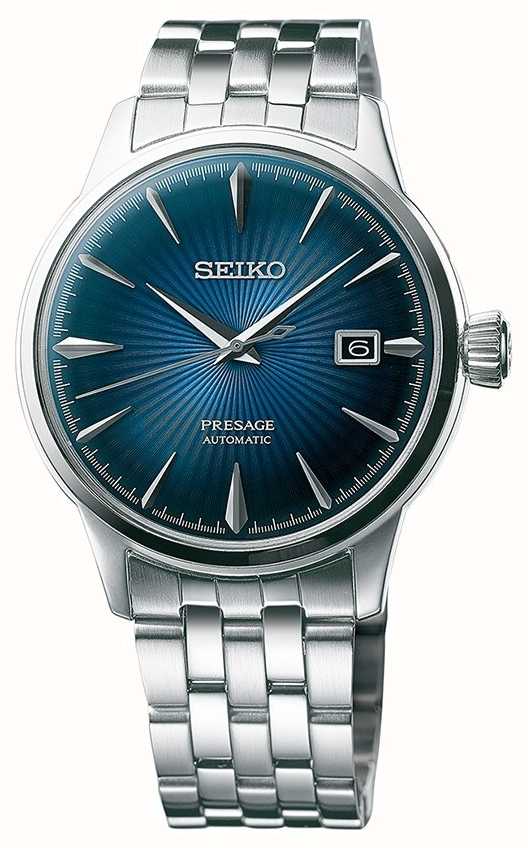 Seiko Presage Automatic Stainless Steel Bracelet Blue Dial
