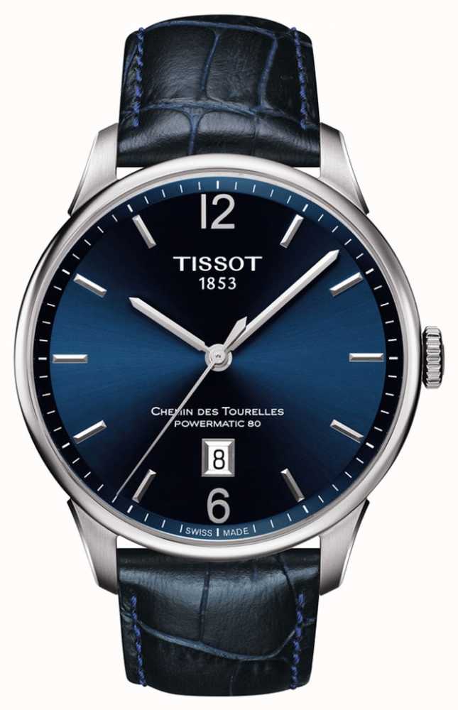 Tissot chemin des tourelles automatic blue 2025 dial men's watch