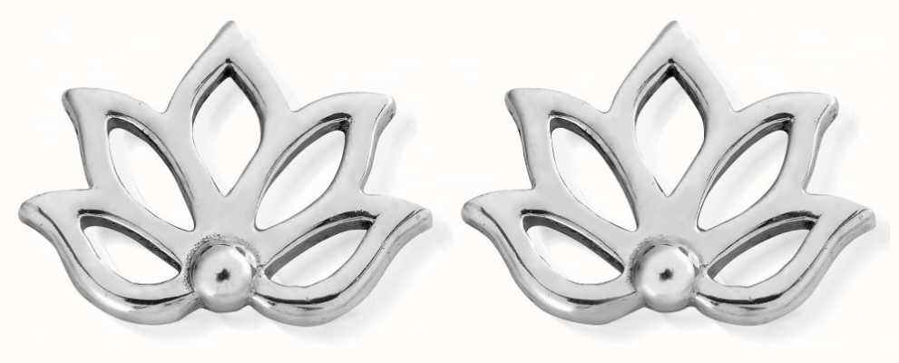 ChloBo Silver Lotus Stud | Earrings SEST495