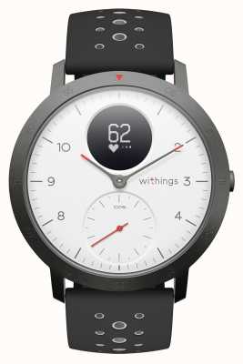 Withings Steel HR Sport 40mm White Dial Black Silicone Strap HWA03B-40WHITE-SPORT-ALL-INTER