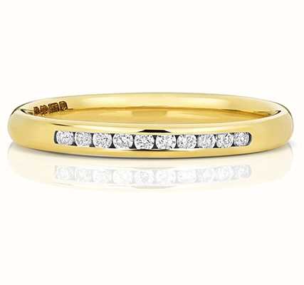 James Moore TH 9k Yellow Gold 25% Diamond Eternity Ring W215