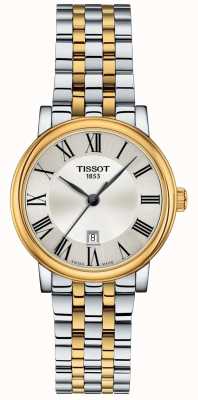 Tissot | Women's Carson | Two-Tone Stainless Steel | Silver Dial | T1222102203300