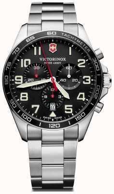 Victorinox | Fieldforce | Chronograph | Stainless Steel Bracelet | Black Dial | 241855