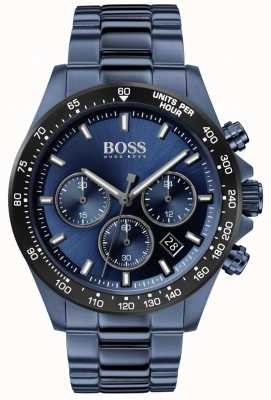 BOSS | Men's | Hero Sport Lux | Blue Steel Bracelet | Blue Dial | 1513758